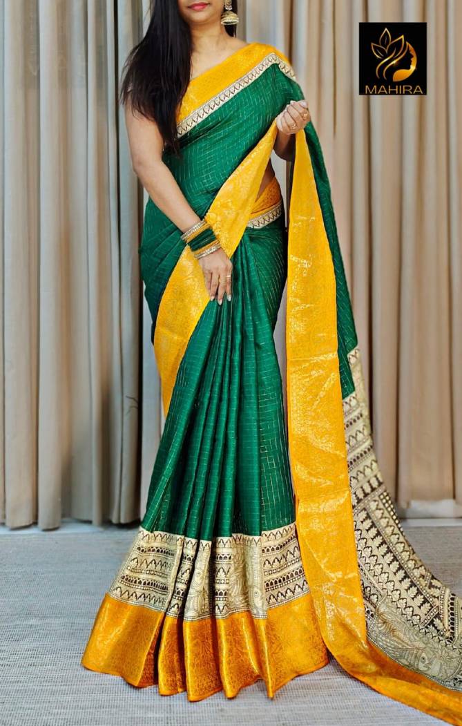 Sf 689 Mangalagiri Dola Rich Kalamkari Pallu Designer Sarees Wholesale Price In Surat